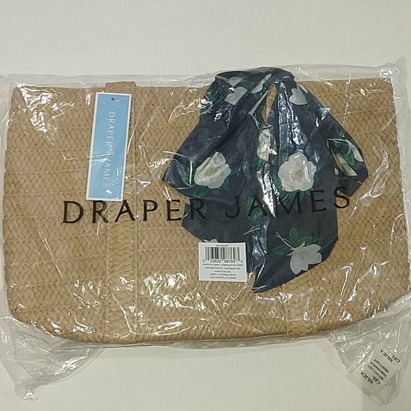 NWT Draper James - The Everyday Straw Bag - Picture 2 of 6